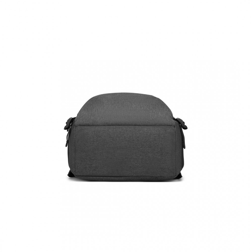 E6715 - KONO BUSINESS LAPTOP BACKPACK WITH USB CHARGING PORT - DARK GREY - The Baggage Shop