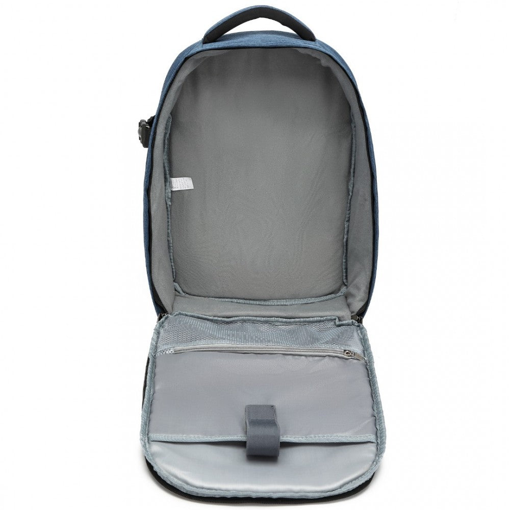 E6928 - KONO WATER RESISTANT SHOCKPROOF DSLR CAMERA BACKPACK - NAVY - The Baggage Shop