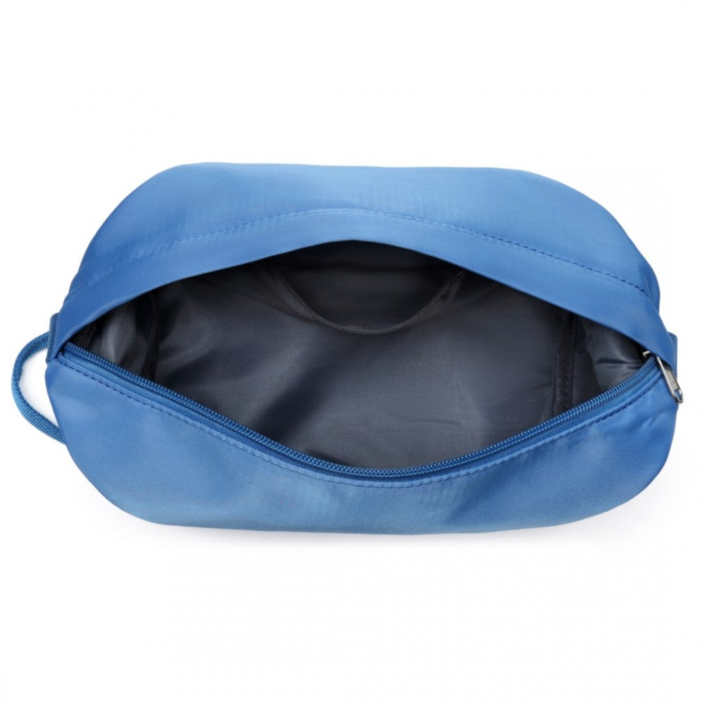 EA2212 - KONO TWO PIECES EXPANDABLE DURABLE WATERPROOF TRAVEL DUFFEL BAG SET - NAVY - The Baggage Shop