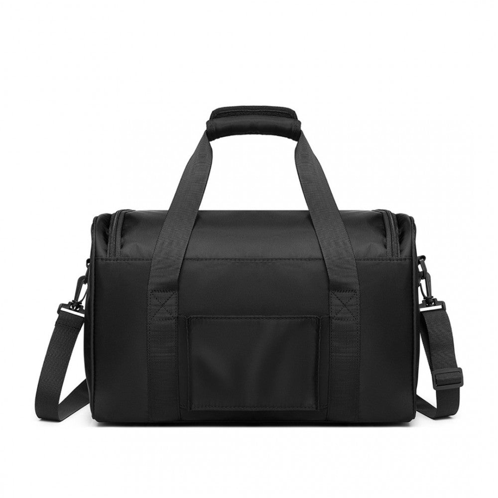 EA2321 - KONO SPACIOUS TRAVEL STORAGE BAG HANDBAG - BLACK - The Baggage Shop