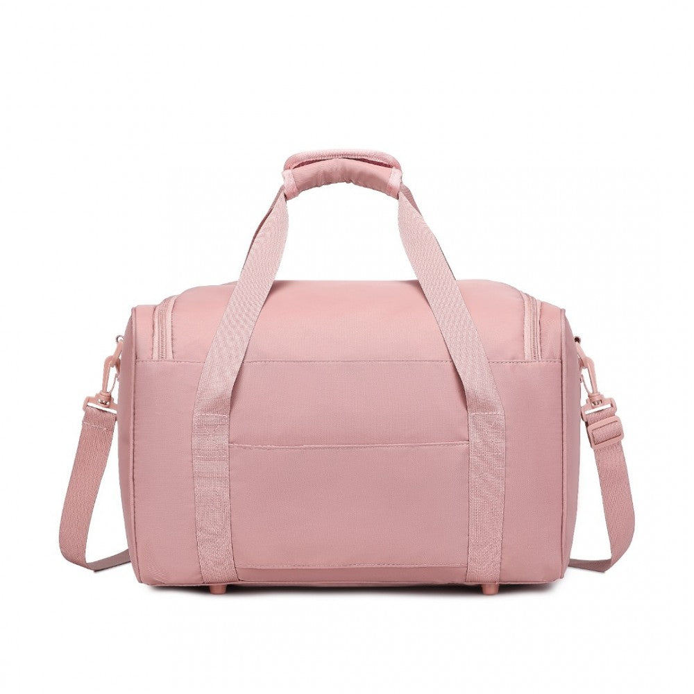 EA2321 - KONO SPACIOUS TRAVEL STORAGE BAG HANDBAG - NUDE - The Baggage Shop