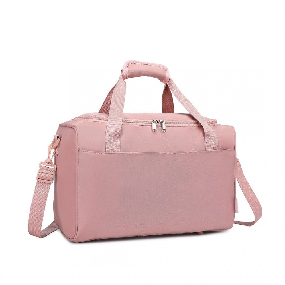 EA2321 - KONO SPACIOUS TRAVEL STORAGE BAG HANDBAG - NUDE - The Baggage Shop