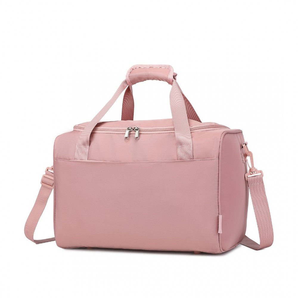 EA2321 - KONO SPACIOUS TRAVEL STORAGE BAG HANDBAG - NUDE - The Baggage Shop