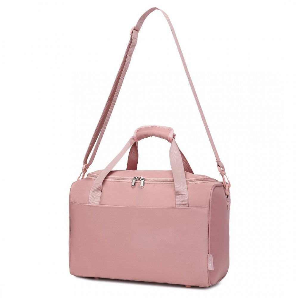 EA2321 - KONO SPACIOUS TRAVEL STORAGE BAG HANDBAG - NUDE - The Baggage Shop