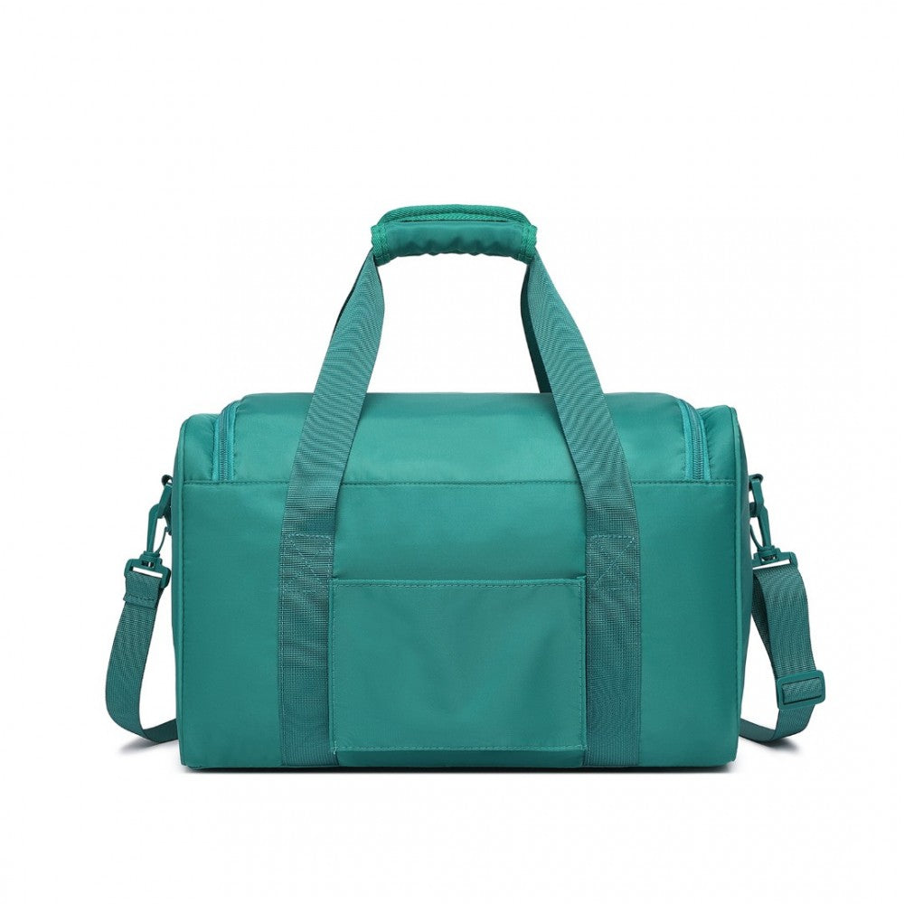 EA2321 - KONO SPACIOUS TRAVEL STORAGE BAG HANDBAG - TEAL - The Baggage Shop