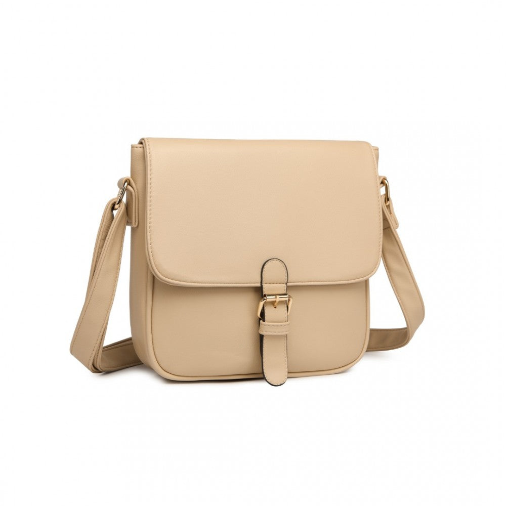 LB2003 - MISS LULU CLASSIC CROSS BODY SHOULDER BAG - KHAKI