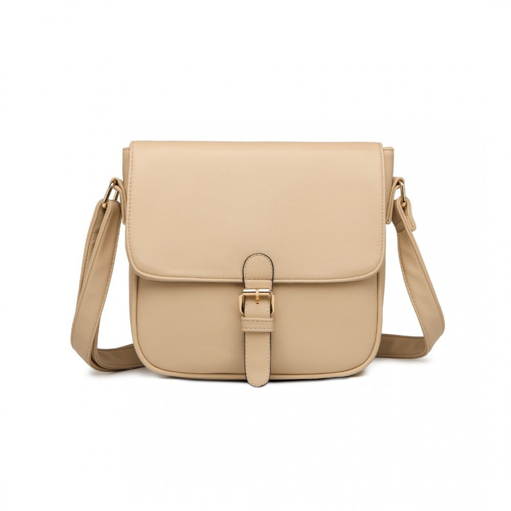 LB2003 - MISS LULU CLASSIC CROSS BODY SHOULDER BAG - KHAKI