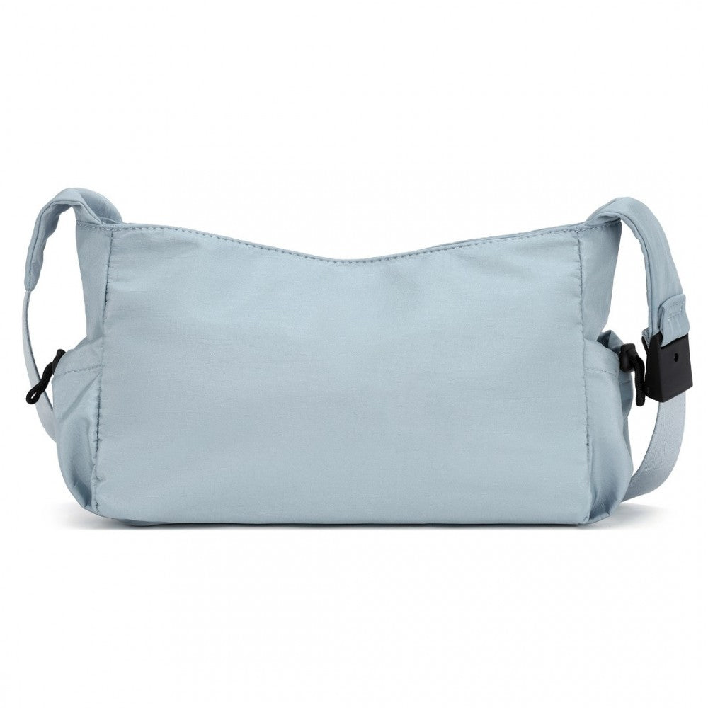 MSM2424 - MISS LULU ULTRA-LIGHT WATER-RESISTANT URBAN CASUAL COMMUTER CROSSBODY BAG - BLUE