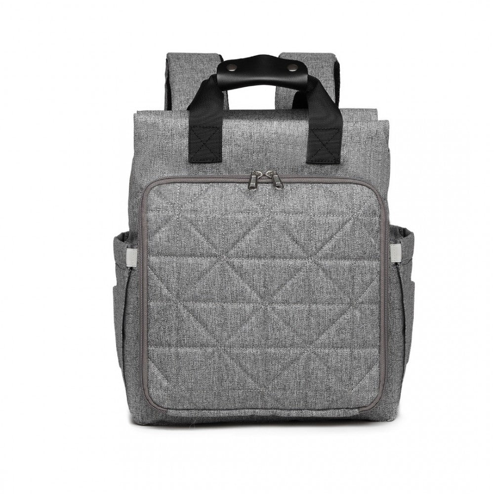 EM2105 - KONO SIMPLE LIGHTWEIGHT MATERNITY CHANGING BAG - GREY