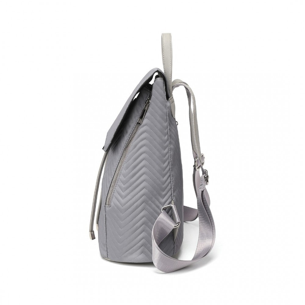 LH2358 - MISS LULU LIGHTWEIGHT AND ELEGANT DAILY BACKPACK - GREY