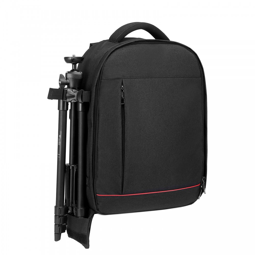 E6928 - KONO WATER RESISTANT SHOCKPROOF DSLR CAMERA BACKPACK - BLACK