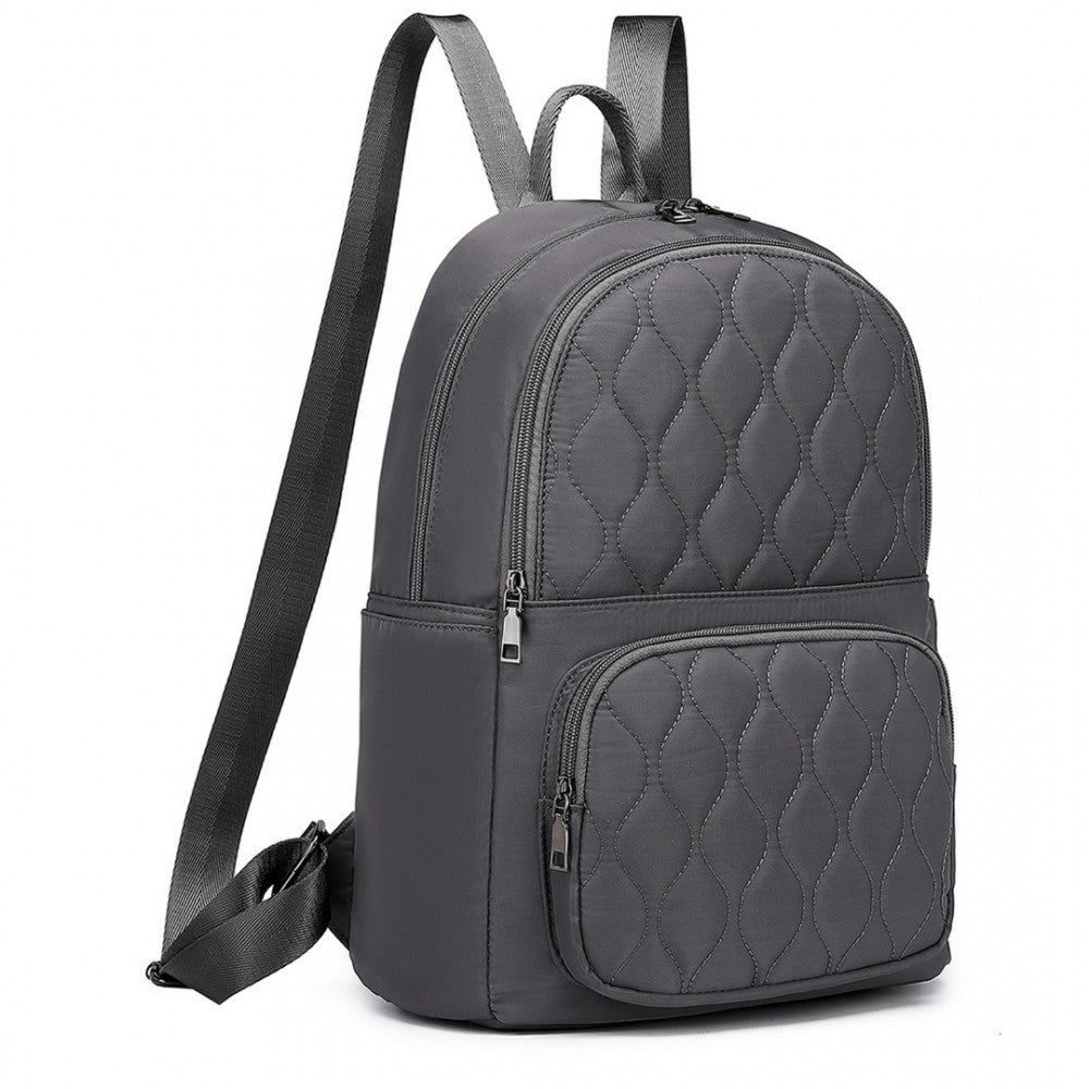 LB2250 - MISS LULU CASUAL LIGHTWEIGHT LADIES BACKPACK - GREY