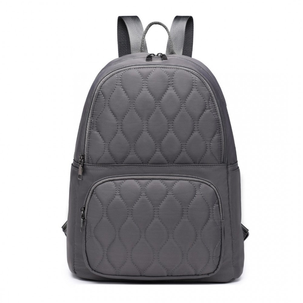 LB2250 - MISS LULU CASUAL LIGHTWEIGHT LADIES BACKPACK - GREY