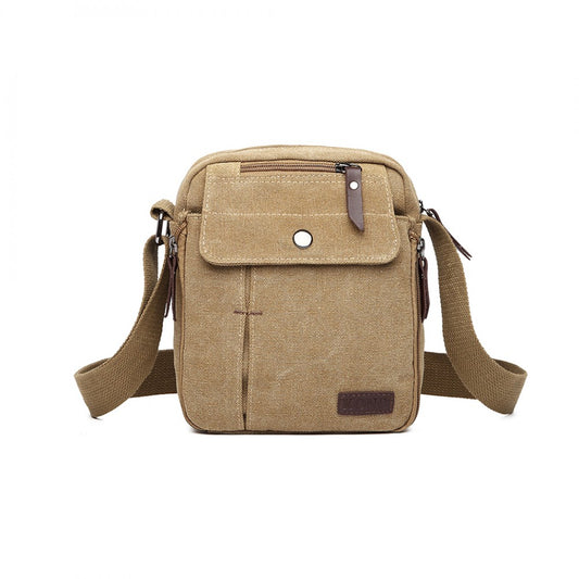 E1971 - KONO MULTI POCKET CROSS BODY SHOULDER BAG - KHAKI - The Baggage Shop