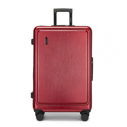 KSK2493 - KONO DURABLE 28 INCH ABS+PC HARDSHELL SUITCASE WITH TSA LOCK LIGHTWEIGHT TRAVEL LUGGAGE WITH 360° SPINNER WHEELS - BURGUNDY - The Baggage Shop