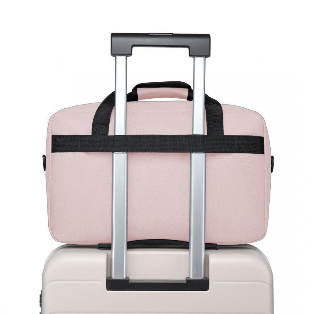 E1960M - KONO LIGHTWEIGHT MULTI PURPOSE UNISEX SPORTS TRAVEL DUFFEL BAG - PINK - The Baggage Shop