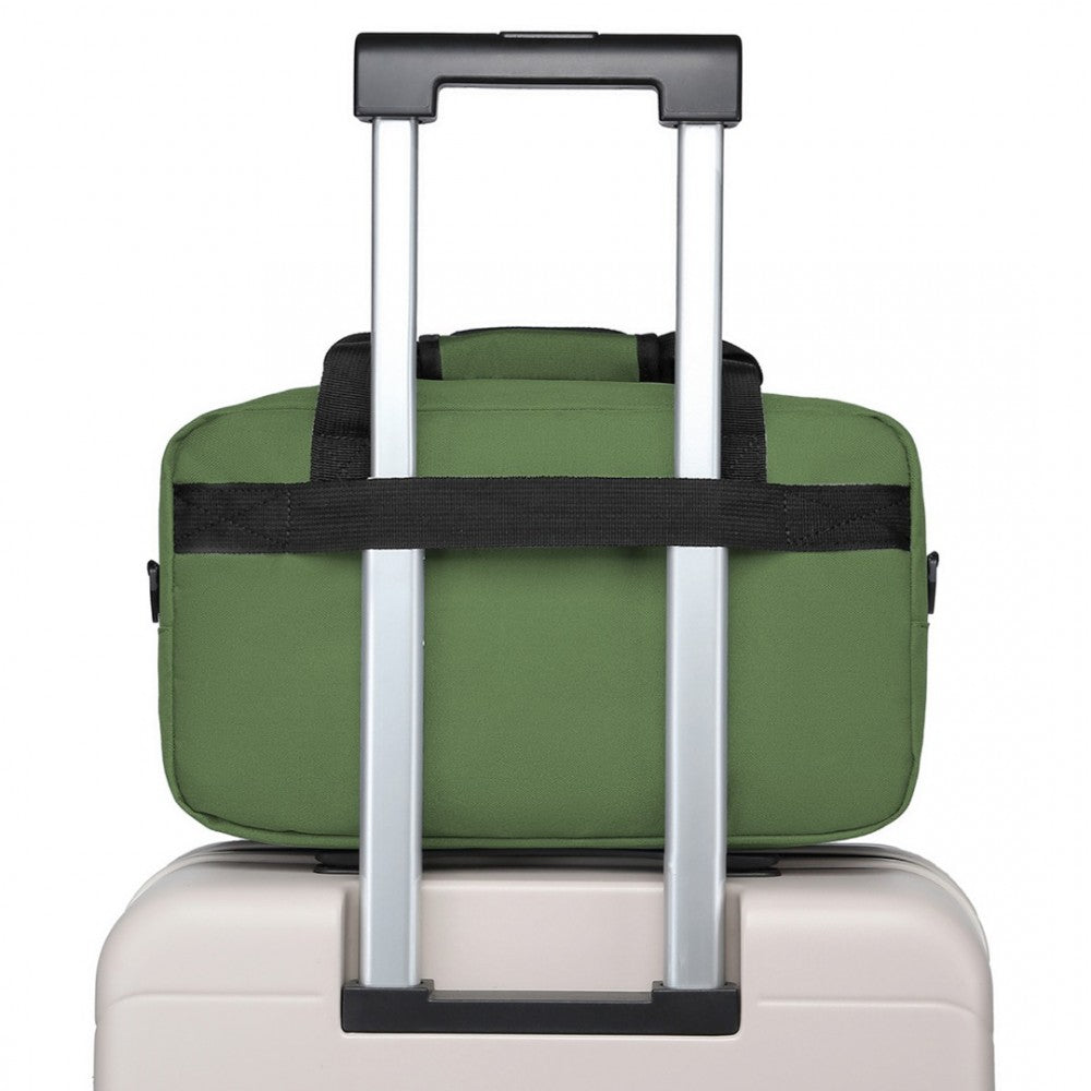 E1960S - KONO LIGHTWEIGHT MULTI PURPOSE UNISEX SPORTS TRAVEL DUFFEL BAG - GREEN - The Baggage Shop