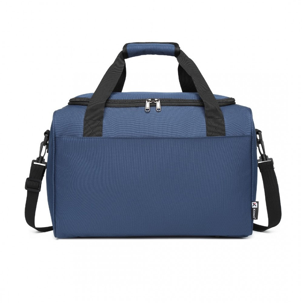 E2016S - KONO STRUCTURED TRAVEL DUFFLE BAG - NAVY - The Baggage Shop