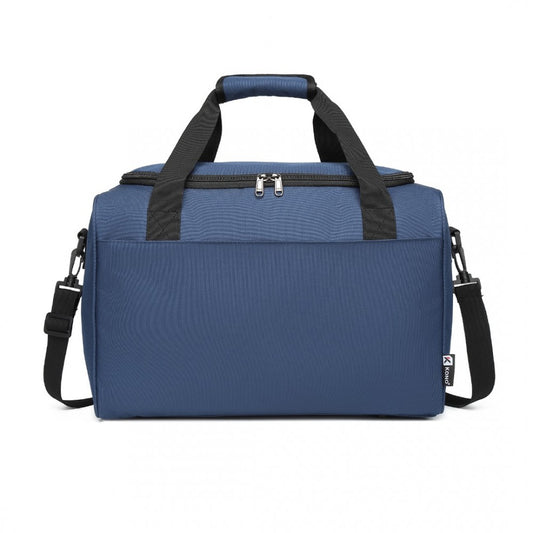 E2016S - KONO STRUCTURED TRAVEL DUFFLE BAG - NAVY - The Baggage Shop