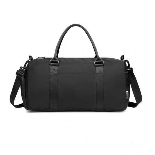 EA2213 - KONO MULTI WATERPROOF GYM BAG CARRY ON WEEKEND BAG - BLACK - The Baggage Shop