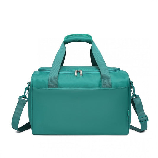 EA2321 - KONO SPACIOUS TRAVEL STORAGE BAG HANDBAG - TEAL - The Baggage Shop
