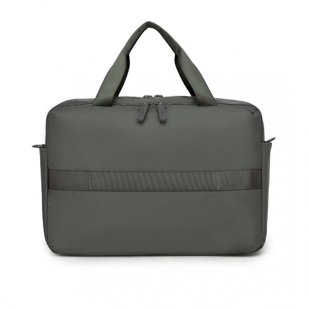 TVK2444 - KONO WATER-RESISTANT TRAVEL BAG WITH LAPTOP SLEEVE MULTI-FUNCTIONAL TOTE FOR BUSINESS AND WEEKEND LARGE CAPACITY FOR MEN AND WOMEN - GREY - The Baggage Shop