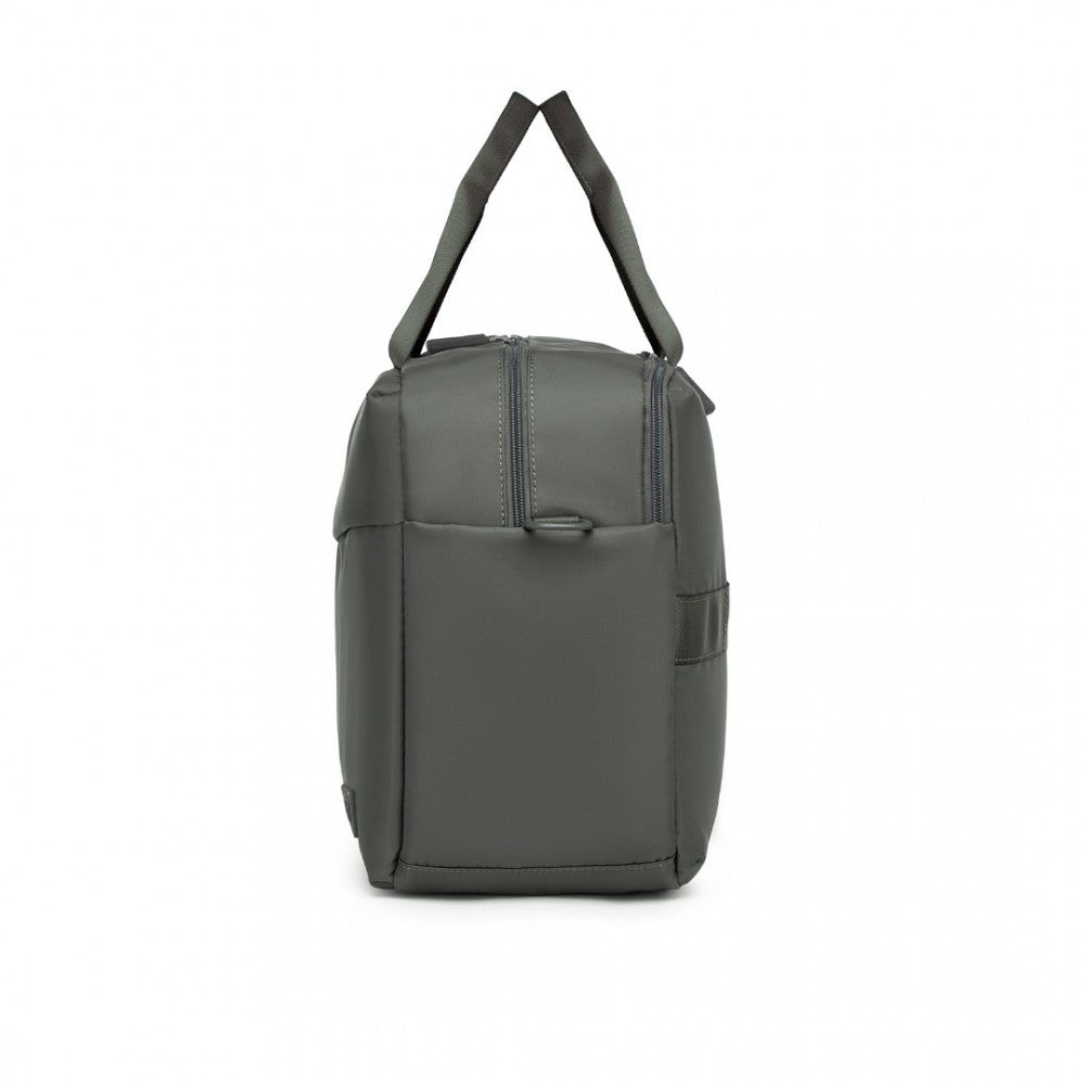TVK2444 - KONO WATER-RESISTANT TRAVEL BAG WITH LAPTOP SLEEVE MULTI-FUNCTIONAL TOTE FOR BUSINESS AND WEEKEND LARGE CAPACITY FOR MEN AND WOMEN - GREY - The Baggage Shop